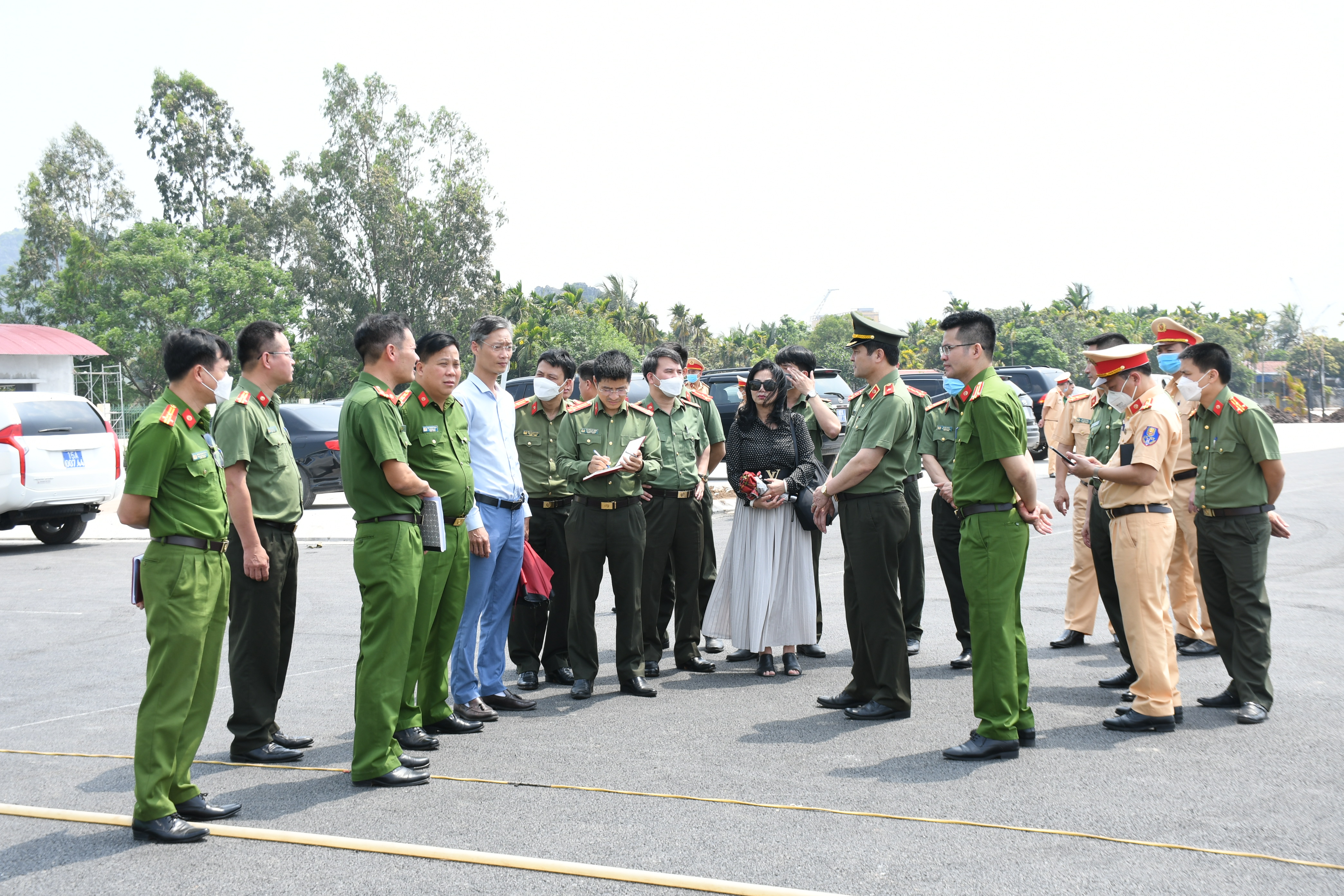 Tiểu ban ANTT SEA Games 31 – Bộ Công an  Kiểm tra, khảo sát công tác bảo đảm ANTT phục vụ Seagames 31 tại Hải Phòng